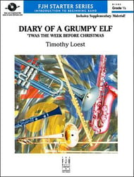 Diary of a Grumpy Elf Concert Band sheet music cover Thumbnail